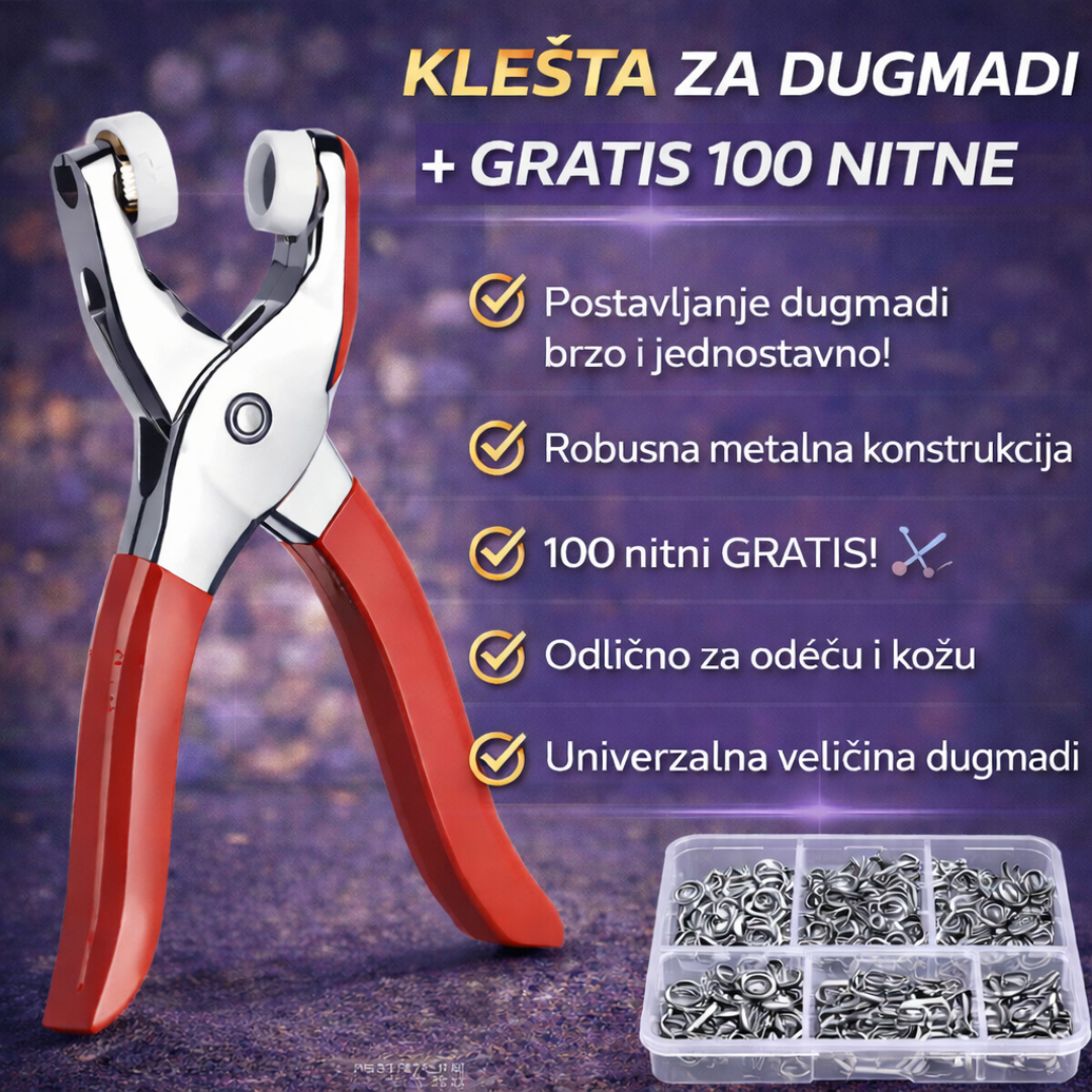 Metalna klešta + gratis 100 nitni