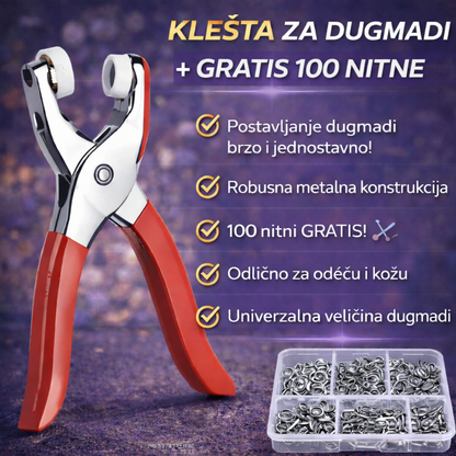 Metalna klešta + gratis 100 nitni